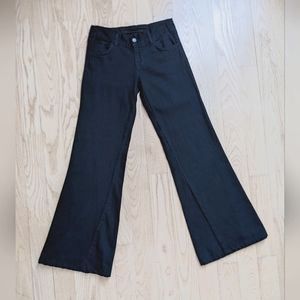 J Brand Black Flare Denim